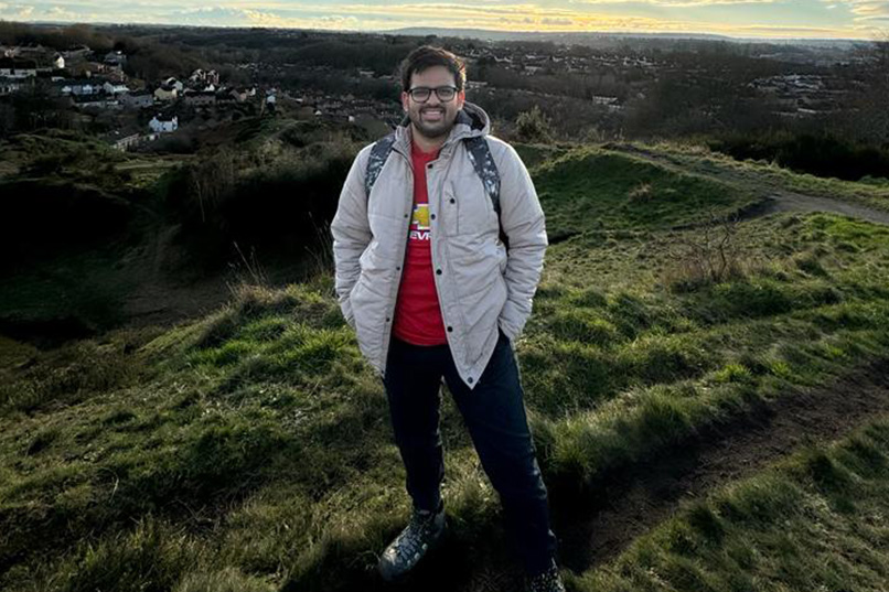Alumnus Haigreev Kejriwal, MSc Economics (2023), in Bristol